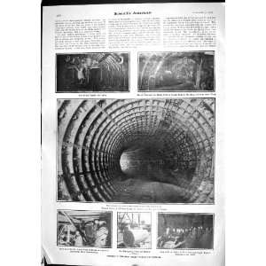  1905 Progress New Jersey Tunnels Subways Air Locks Morton 