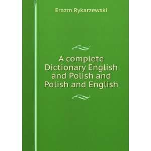 complete Dictionary English and Polish and Polish and English Erazm 