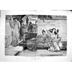  1889 SHRINE VENUS BEAUTIFUL LADIES ALMA TADEMA PRINT