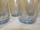 Set of 8 Light Blue Swirl Tumblers / Glasses 6 Libby?  