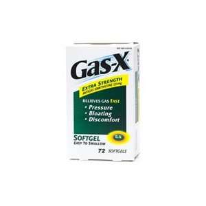  GAS X SOFTGELS EXTRA STRENGTH Size 72 Health & Personal 