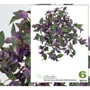   SIX 15 Mini Purple Passion Artificial Hanging Bushes