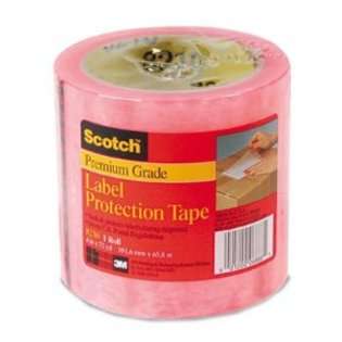   Label System, 2.5 Mil Pink Tint Film Tape, 4 x72 Yd. Roll 