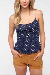 Pins and Needles Polka Dot Peplum Cami