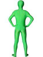 Green Man Open Eye Lycra Spandex Zentai Suit S XXL #33  