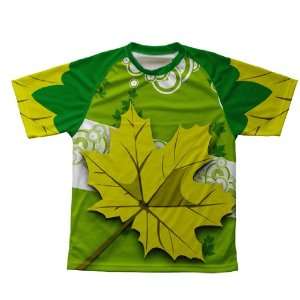  Green Fall Technical T Shirt for Men