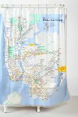 New York City Subway Shower Curtain