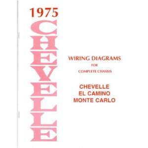  1975 CHEVROLET CHEVELLE MONTE CARLO Wiring Diagrams 