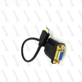 Newest MINI HDMI to VGA HD15 M/F converter Adapter Cable for HDTV HD 