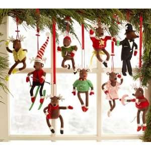    Pottery Barn Kids Felt Reindeer Ornament Set