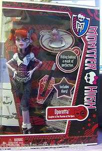 MONSTER HIGH Doll Operetta Daughter of the Phantom of the Opera New in 
