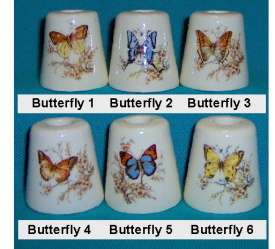 Butterflies Ceramic Cigarette Snuffers 180 Designs  