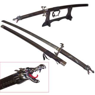 Serpent Master Katana Sword w/ Display Stand 40 inches  