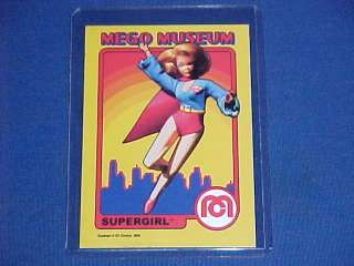 RARE DC COMICS SUPERGIRL VARIANT MEGO MUSEUM PROMO CARD 2006  