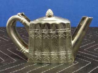 Godinger Silver 1993 Teapot Napkin Holder J84  