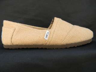 Toms Classic Natural Burlap Women sizes 5 10 New In Box 100% authentic 