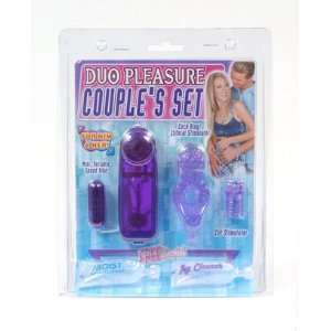  Duo Pleasure Couples Kit   Purple
