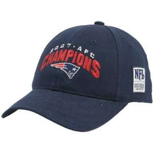 NFL New England Patriots Blue 2007 AFC Conference 