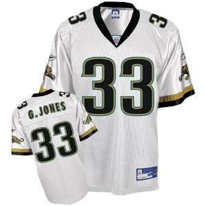 Reebok Jacksonville Jaguars Greg Jones Replica White Jersey  