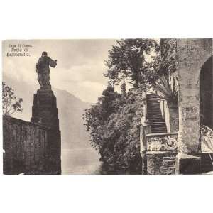  1920s Vintage Postcard Porto di Balbianello Lake Como 