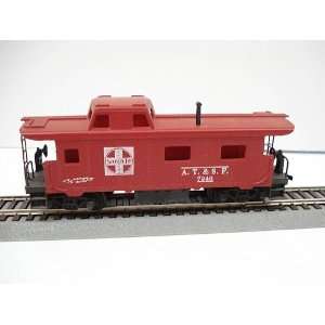  A.T. & S. F. Cupola Caboose #7240 Metal Frame HO Scale by 