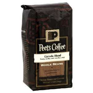 Peets Coffee, Coffee Wholeb Garuda Blend, 12 Ounce (6 Pack)
