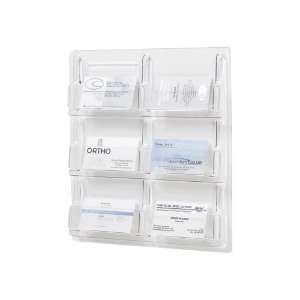 Safco Plastic Speciality Display, 6 Business Cards, 10.5 Inches Width 