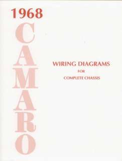 CAMARO 1968 Wiring Diagram 68  