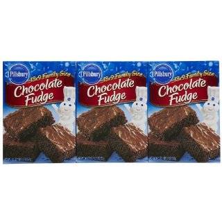 Pillsbury Chocolate Fudge Brownie Mix, 19.5 Ounce Boxes (Pack of 12)