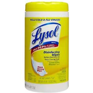  Lysol Disinfecting Wipes, Lemon & Lime Blossom, 80 ct 