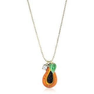  Betsey Johnson Rio Parrot and Feather Y Shaped Necklace 