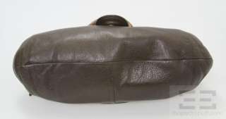 Cole Haan Brown Pebbled Leather Alison Patchwork Handbag F06  