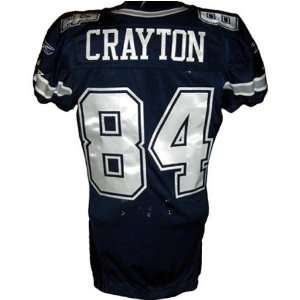 Patrick Crayton #84 Cowboys Game Issued Navy Jersey  (Tagged 2006 