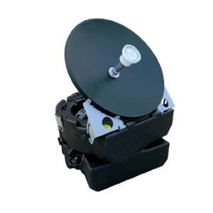   Carryout Black MP1 Manual Portable Satellite TV Antenna Automotive