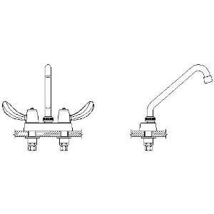   27C4232 27T Two Handle 4 Deck Mount Faucet