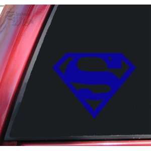  Superman Vinyl Decal Sticker   Blue Automotive