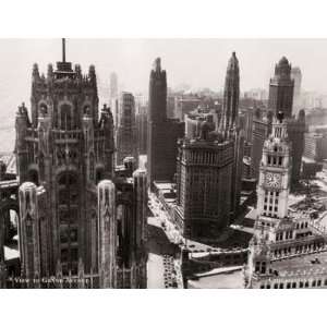  Chicago, View To Grand Ave Poster Print