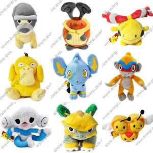 New Pokemon Figures 6 Plush Soft Doll Toy Set  