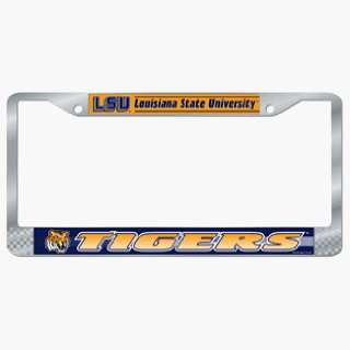  LSU Tigers Metal License Plate Frame