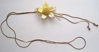 Pin Brooch Necklace FLOWER POWER Jewelry Lot Rhinestone Enamel Vintage 