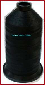 black Professional hair extension sewing weave thread  