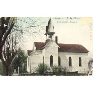   Postcard Methodist Episcopal Church   Miles Iowa 