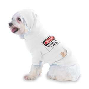 BEWARE OF MY LAWYER Hooded (Hoody) T Shirt with pocket for your Dog or 