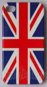 New Union Jack UK British flag hard case back cover for iphone 4 4S 4G 
