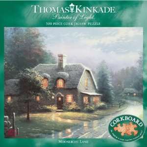  500 Piece Thomas Kinkade Cork Puzzle Toys & Games