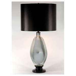   Lighting Hand Blown Glass Onyx Sheen Table Lamp