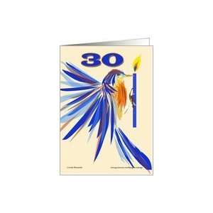  Bluebird Birthday 30th Card Toys & Games