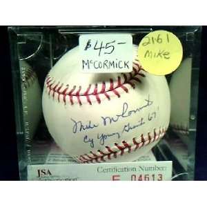  Mike McCormick Autographed Baseball?