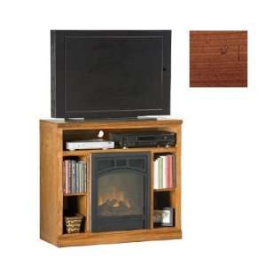   39 in. Fireplace with Bookcase Sides   European Cherry