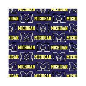   Michigan Wolverines Fabric Shower Curtain (72x72)